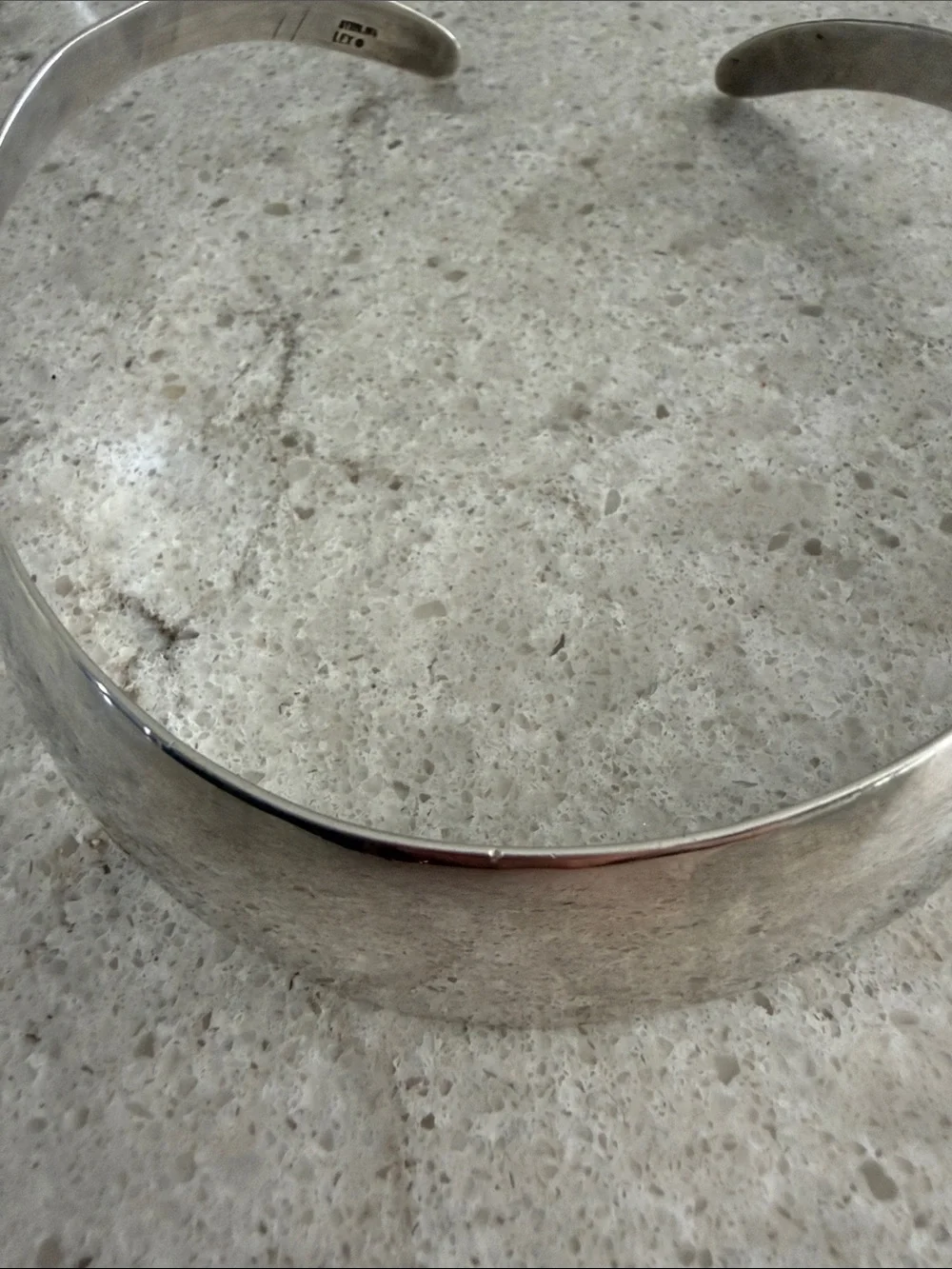 Gorgeous Vintage Sante Fe Sterling Silver Cuff Necklace - Wide Choker